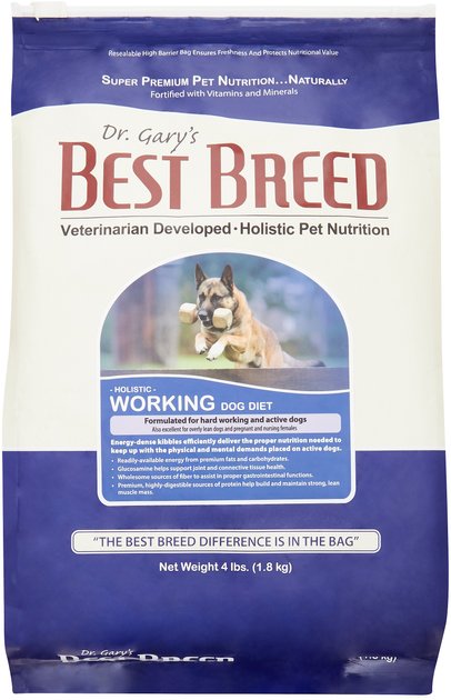 DR. GARY'S BEST BREED Holistic Working Dry Dog Food, 4-lb bag - Chewy.com