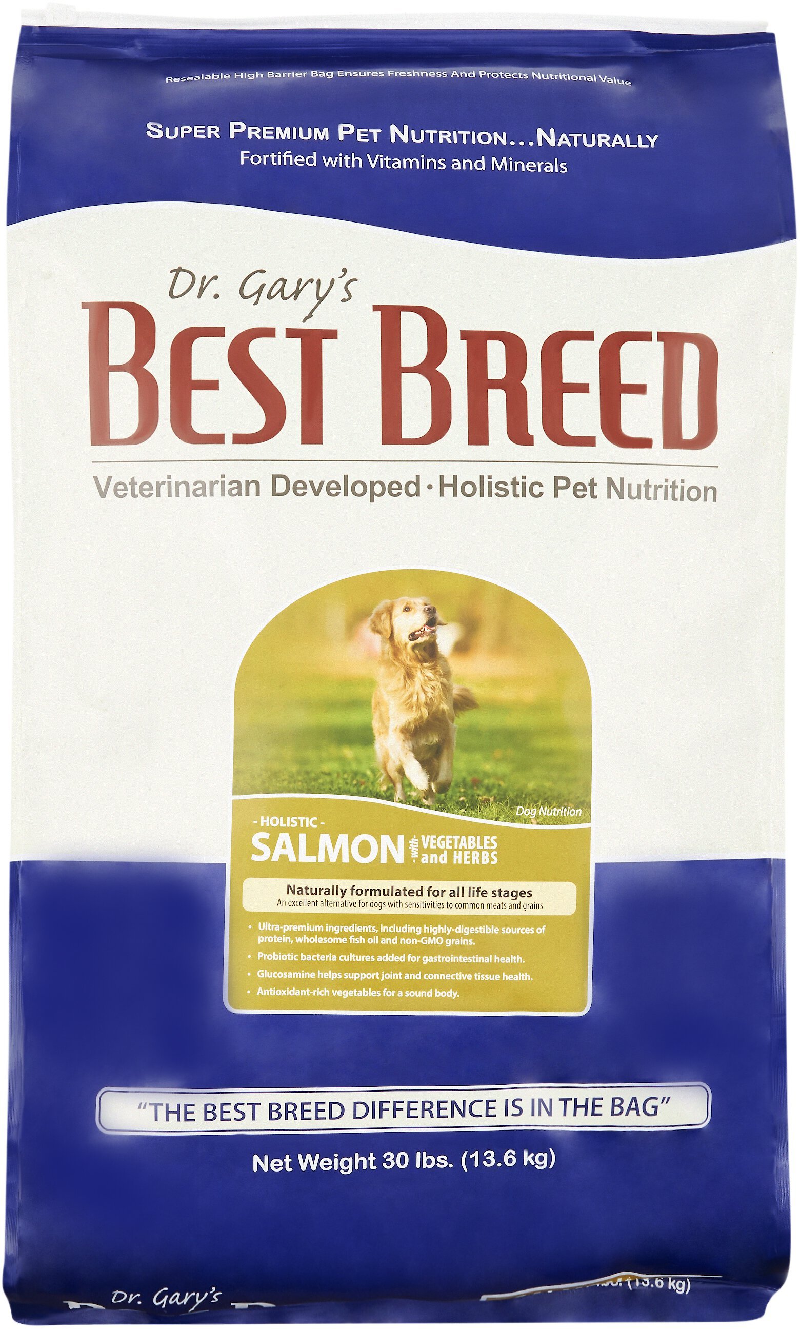 DR. GARY'S BEST BREED Holistic Salmon with Vegetables & Herbs Dry Dog Food Customer Questions