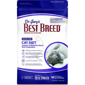 Dr. Gary's Best Breed Holistic Grain-Free All Life Stages Dry Cat Food, 4-lb bag