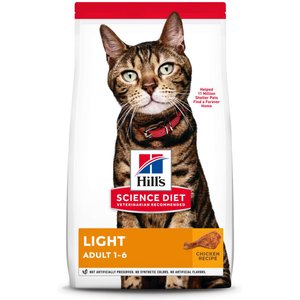 HILL S SCIENCE DIET Adult Hairball Control Light Dry Cat Food