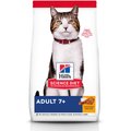 Hill's Science Diet Adult 7+ Chicken Recipe Dry Cat Food, 16-lb bag