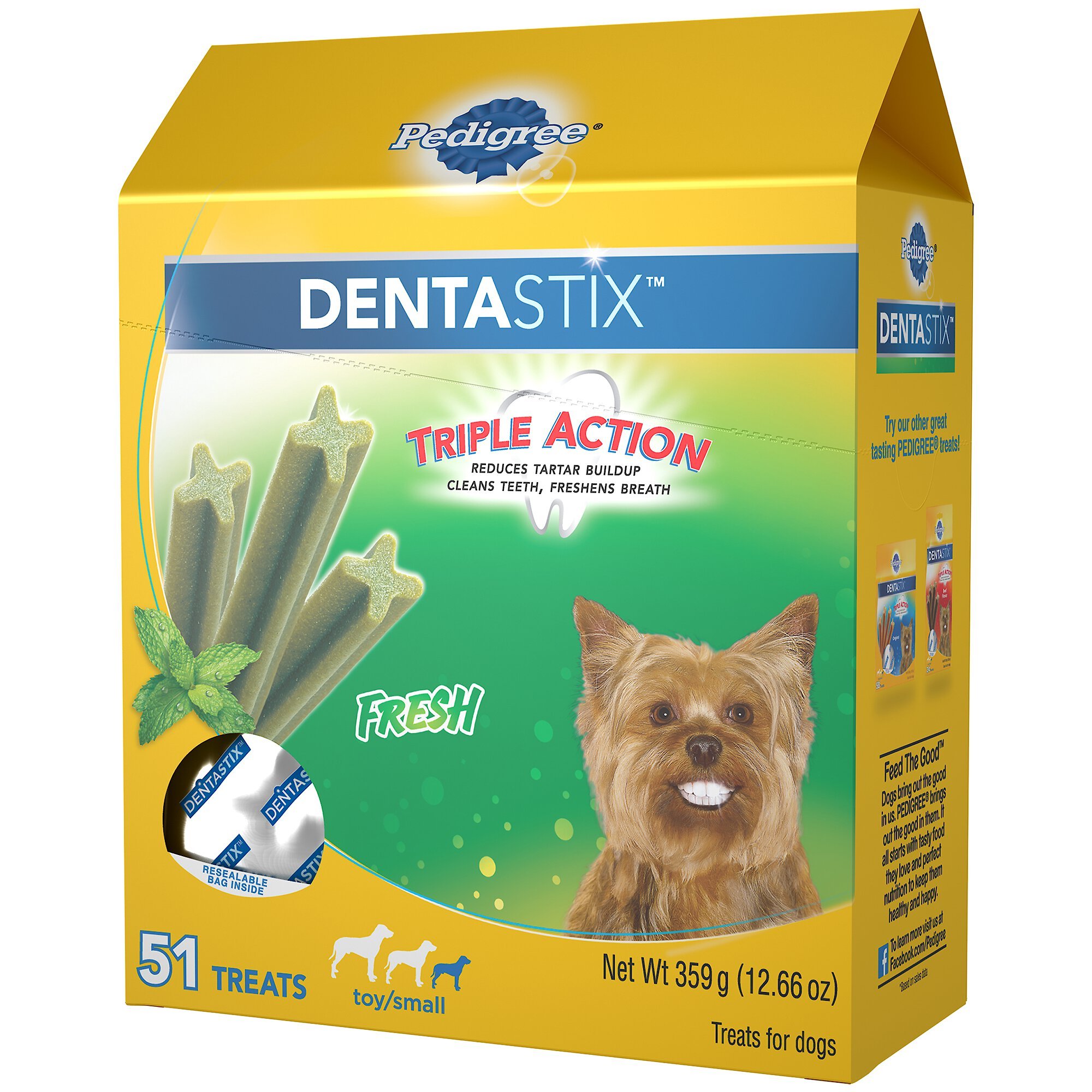 PEDIGREE Dentastix Fresh Mint Flavored Mini Dental Dog Treats Customer