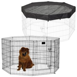 Black fashion e coat exercise pen