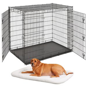 MIDWEST Solution Series XX Large Heavy Duty Double Door Wire Dog Crate 54 in L x 37 in W x 45 in H Chewy