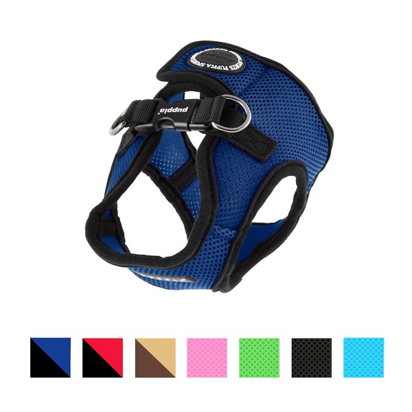Puppia Soft Vest Dog Harness, Royal Blue, Medium slide 1 of 10