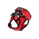 Puppia Vest Polyester Step In Back Clip Dog Harness, Red, Medium: 15.4-in chest
