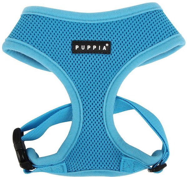 Puppia Polyester Back Clip Dog Harness, Sky Blue, Small: 12 to 18-in chest slide 1 of 8