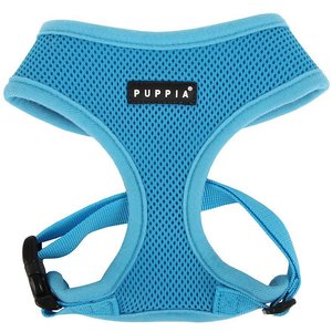 Puppia Polyester Back Clip Dog Harness, Sky Blue, Small: 12 to 18-in chest