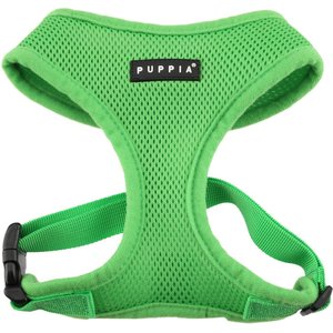 Puppia Polyester Back Clip Dog Harness, Green, Small