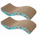 Frisco Wave Cat Scratcher Toy with Catnip, 2 count