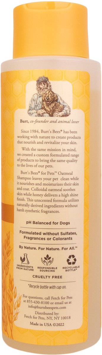 Burt's Bees Oatmeal Shampoo For Dogs, 16 fl oz - Kroger