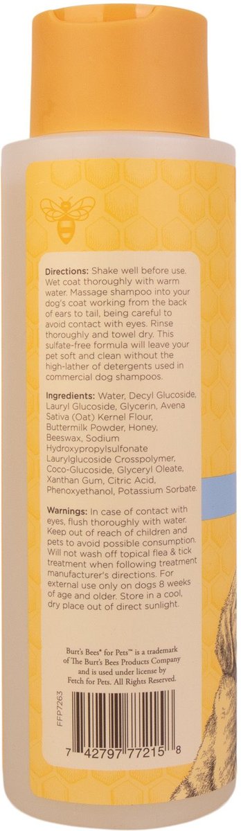 Burt's bees for store puppies tearless shampoo