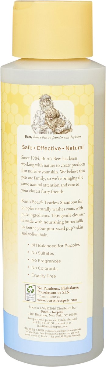 Burt's bees clearance tearless puppy shampoo