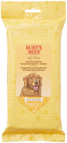 Burt's Bees Multipurpose Wipes with Honey For Dogs, 50 count slide 1 of 6