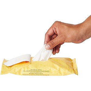 Burt's Bees Dander Reducing Wipes with Colloidal Oat Flour & Aloe Vera for Cats, 50 count