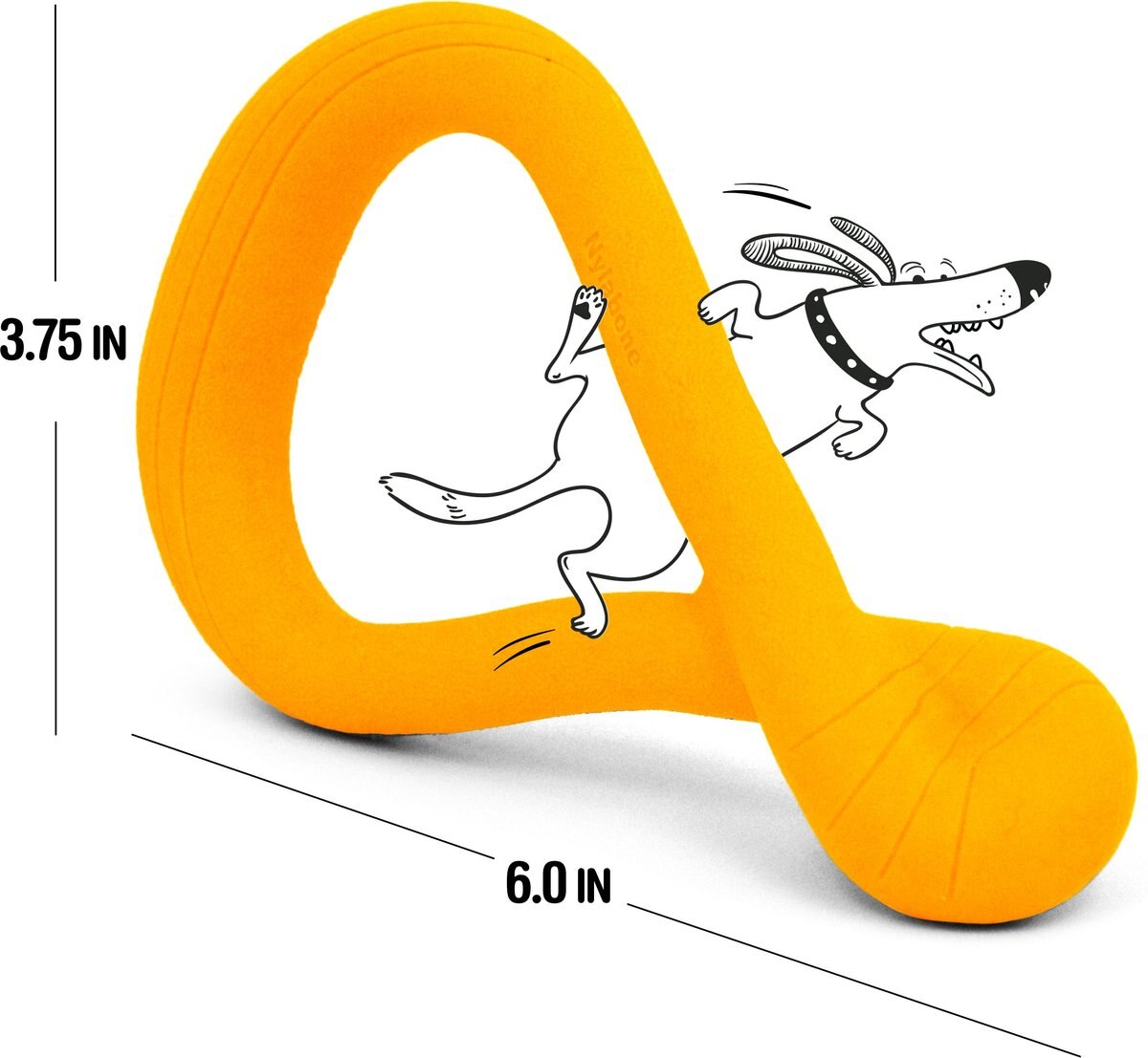 NYLABONE Creative Play Tuug Dog Toy, Small
