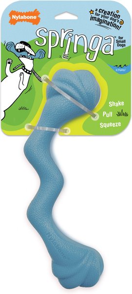 Nylabone Blue Creative Play Springa Interactive Dog Toys, Large