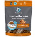 Shameless Pets Bone Broth Chews Peanut Butter Bliss Dog Treats, 8-oz bag