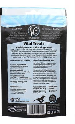 Show full view: Vital Essentials Minnows Freeze-Dried Raw Dog Treats, 1-oz bag slide 3 of 8