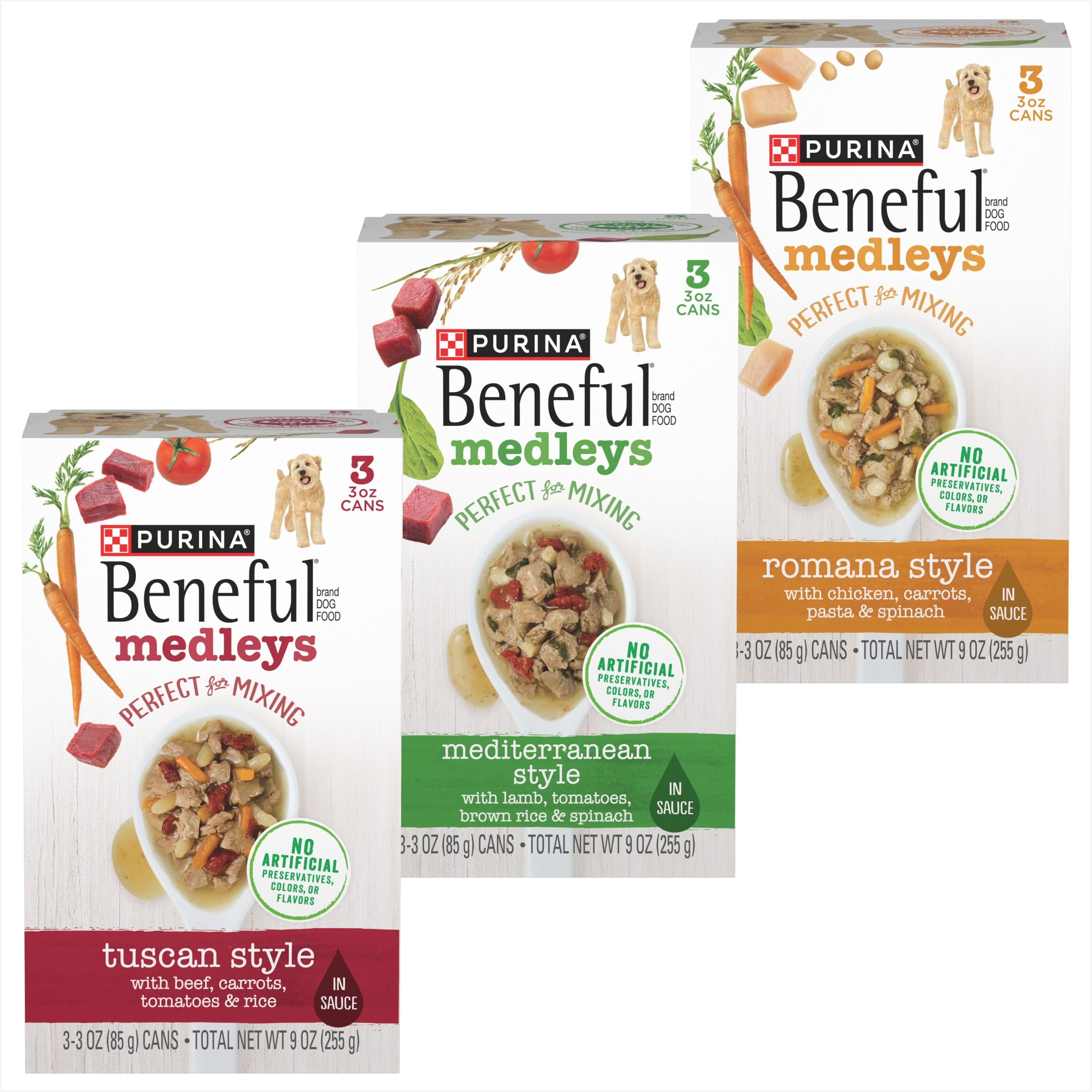 PURINA BENEFUL Medleys Romana Style Canned Dog Food + 2 items reviews
