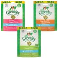 Variety Pack - Greenies Feline Oven Roasted Chicken Flavor Adult Dental Cat Treats, 4.6-oz bag, Salmon & Catnip Flavors