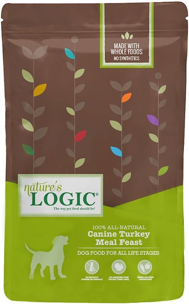 Nature's Logic Canine Turkey Meal Feast All Life Stages Dry Dog Food, 4.4-lb bag slide 1 of 10