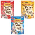 Variety Pack - Friskies Party Mix Natural Yums with Real Salmon Flavor Crunchy Cat Treats, 6-oz bag, Tuna & Chicken Flavors