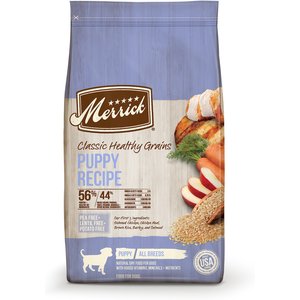 Merrick Classic Healthy Grains Dry Dog Food Puppy Recipe, 4-lb bag