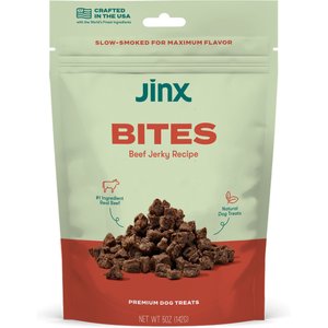 Jinx Beef Bites Jerky Dog Treats, 5-oz bag