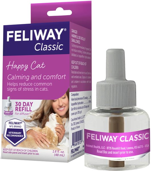 Feliway Classic Calming Diffuser Refill for Cats, 30 day, 1 count slide 1 of 7