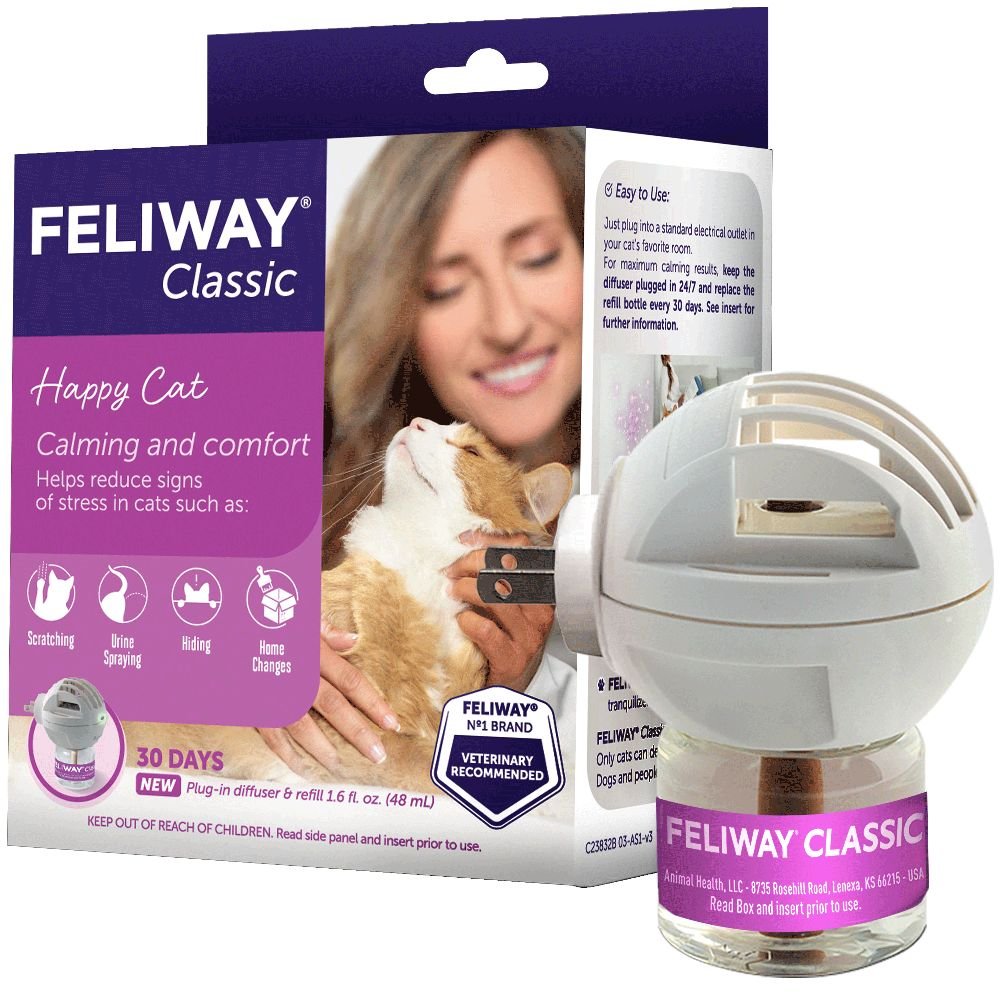 FELIWAY Classic 30 Day Starter Kit Calming Diffuser for Cats Customer ...