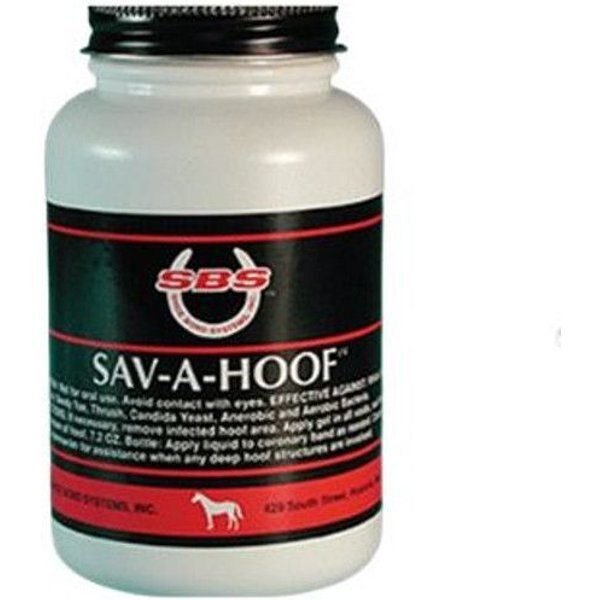 JACKS SBS SavAHoof Liquid Horse Hoof Treatment, 7.5oz bottle