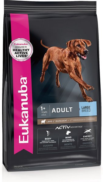 Eukanuba Adult Large Breed Lamb 1st Ingredient Dry Dog Food, 15-lb bag slide 1 of 9