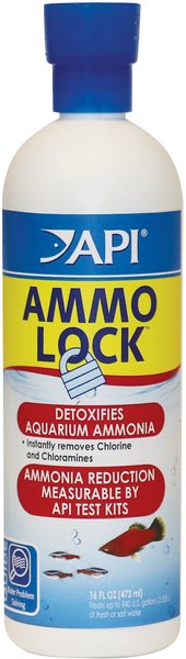 API Ammo-Lock Freshwater & Saltwater Aquarium Ammonia Detoxifier, 16-oz bottle slide 1 of 10