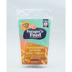 Forager's Feed Peanut Butter & Banana Dog Treat, 6-oz bag