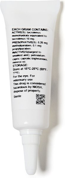 Tacrolimus Compounded Ophthalmic Ointment, 5 gm