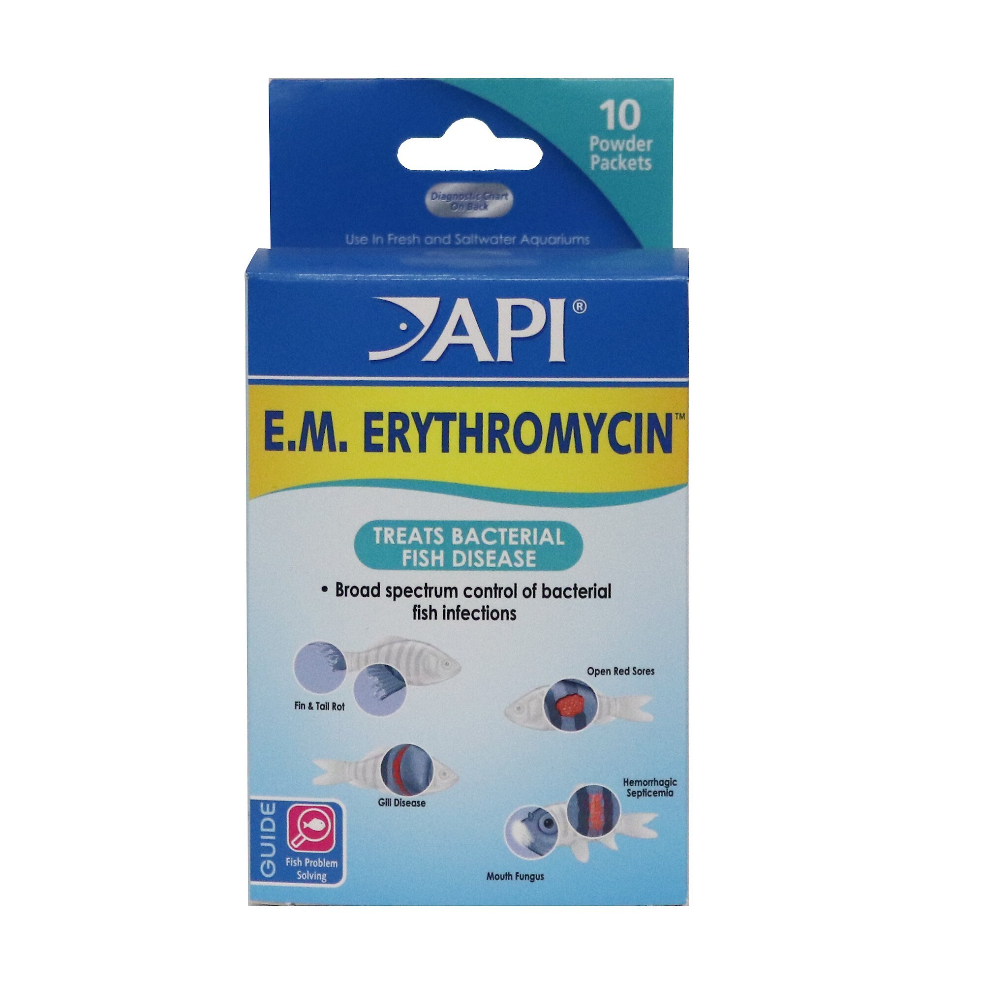 API E.M. Erythromycin Freshwater Fish Bacterial Disease Medication