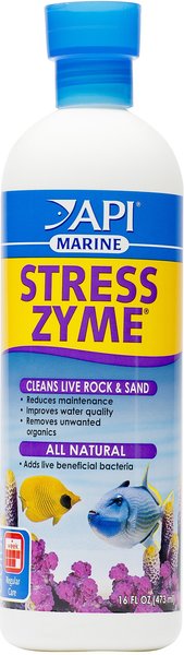 API Marine Stress Zyme Saltwater Aquarium Cleaning Solution, 16-oz bottle slide 1 of 9