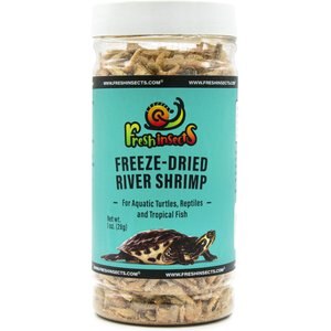 Freshinsects Freeze-Dried River Shrimp Treats, 1-oz jar