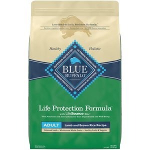 Blue Buffalo Life Protection Formula Natural Lamb & Brown Rice Adult Dry Dog Food, 24-lb bag