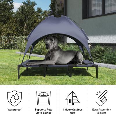 Show full view: Pet Adobe Elevated Canopy Dog Bed, X-Large slide 6 of 10