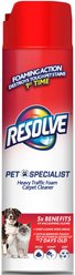 Resolve Pet Specialist Heavy Traffic Foam Carpet Cleaner, 22-oz bottle
