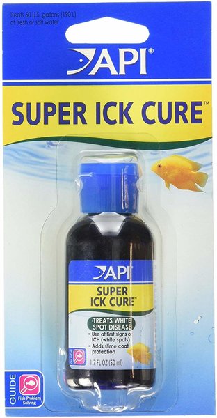 API Liquid Super Ick Cure Freshwater Aquarium Fish Medication, 1.25-oz bottle slide 1 of 9