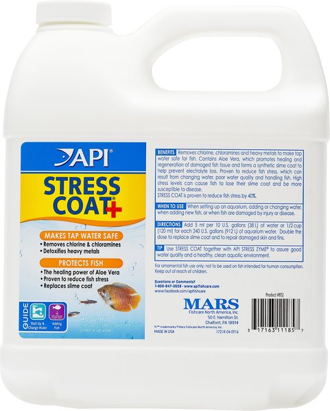 API Stress Coat Aquarium Water Conditioner, 64-oz bottle slide 1 of 9
