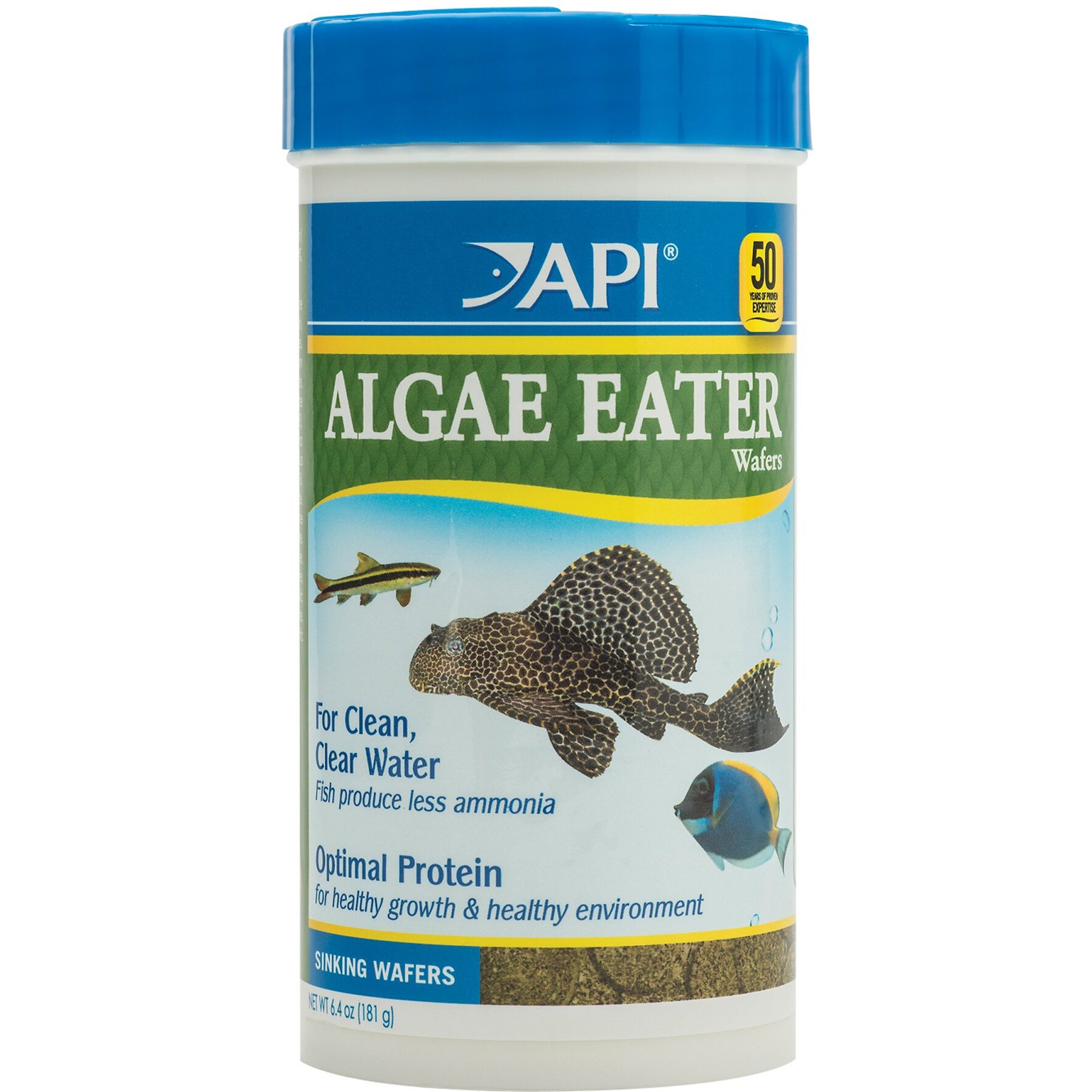 API Algae Eater Algae Wafers 6.4 oz