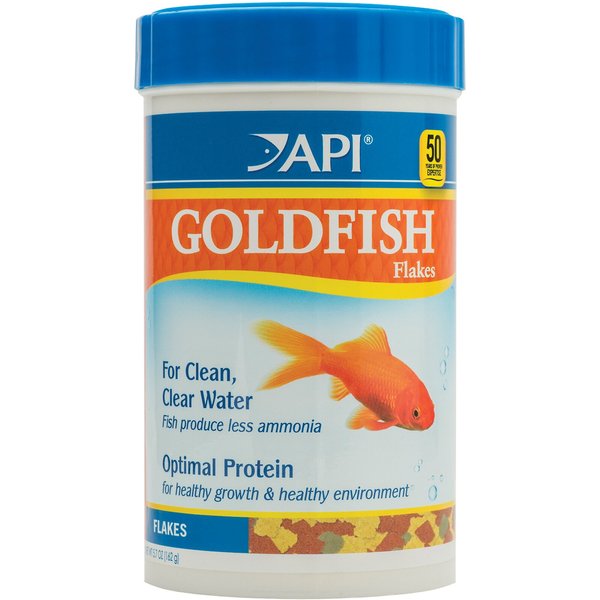 OMEGA ONE Protein Enhanced Goldfish Flakes Fish Food, 2.2-oz jar