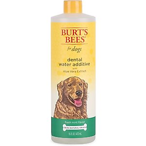 Burt's Bees Fresh Mint Flavor Dog Dental Water Additive, 16-oz bottle