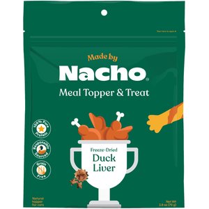 Made by Nacho Duck Liver Freeze-Dried Cat Treats, 2.8-oz bag