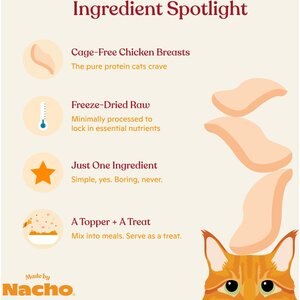 Made by Nacho Chicken Breast Freeze-Dried Cat Treats, 3.5-oz bag
