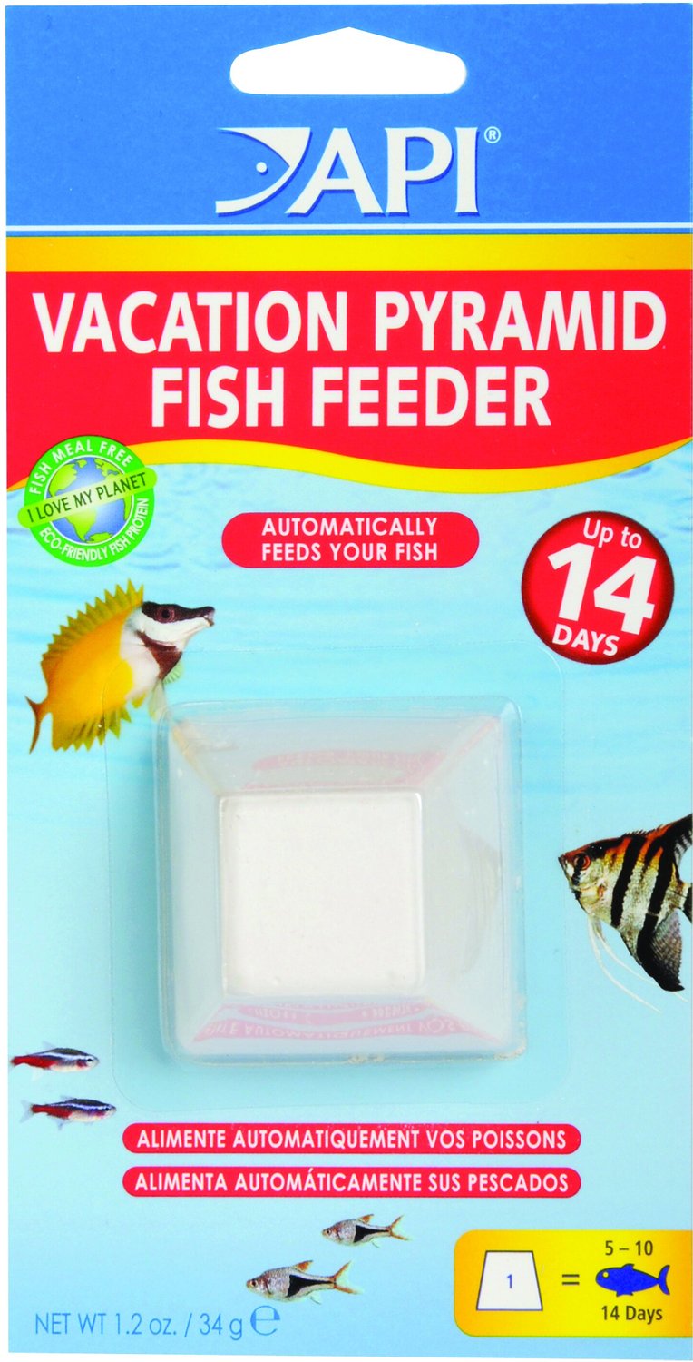 API Vacation Pyramid Fish Food Feeder